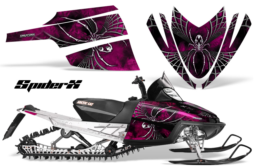 Arctic Cat M Series CrossFire Graphics Kit SpiderX Pink